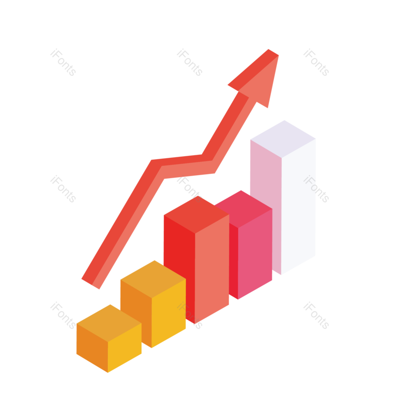 箭头图片,图表元素,箭头素材PNG,增长免抠素材